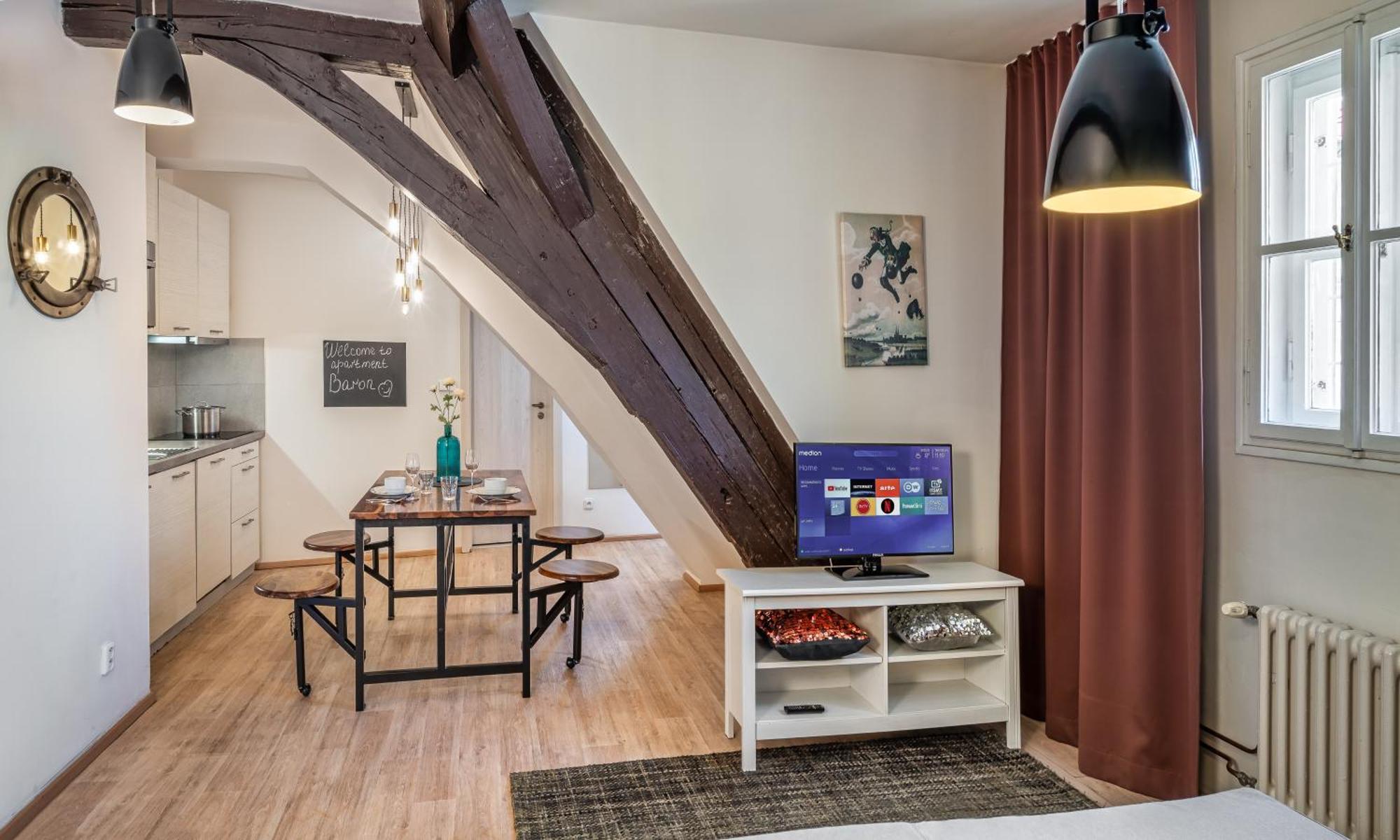 פראג 7 Tales Apartments By Adrez מראה חיצוני תמונה